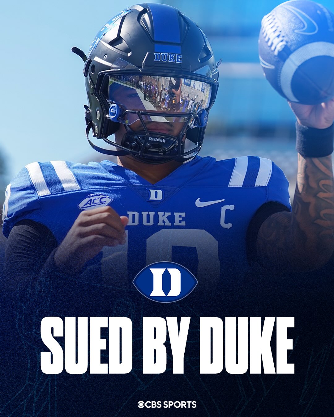 Duke has filed a lawsuit against Blue Devils quarterback Darian Mensah, arguing Mensah broke his contract by trying to enter the transfer portal and that he must stay with the Blue Devils to finish the arbitration process. 

Mensah signed a 2-year/$8M contract with Duke last offseason.