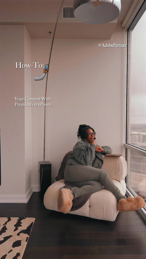 I’m making my YouTube dreams a reality this year with @adobevideo new Premiere on iPhone 🌟

The dedicated creation space for creating YouTube Shorts in collaboration with Adobe Premiere offers exclusive templates, effects, transitions and title presets. There’s so many templates to choose from no matter if your vibe is cinematic or lo-fi. Here’s to the year of getting discovered on YouTube for our talents. #AdobePartner
