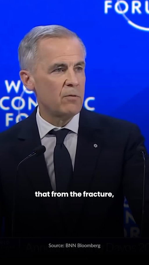Mark Carney: “Nostalgia is not a strategy. But we believe that from the fracture we can build something bigger, better, stronger, more just.”