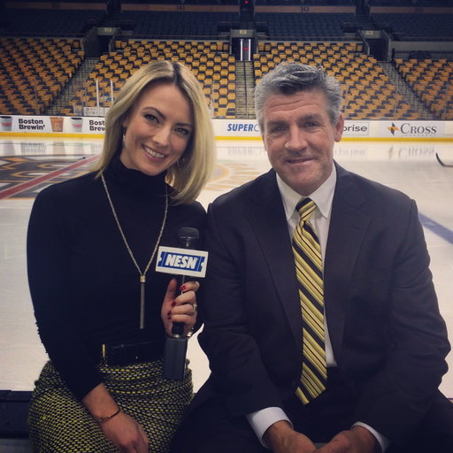 Send me back to 2016, I would relive it in a heartbeat... except for that haircut!  It was the year before I became a mom and I was Boston living, traveling all over the place with the Bruins, and friends for bachelorette’s and weddings, and loving the Snapchat dog filter, while catching future TSN colleague @markhmasters in the background, and @nikkiisabelreyes who I always seem to be lock-step with north and south of the border in sports TV! 
#2016 #millenial
