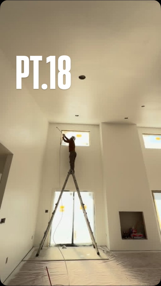 PT.18 Finally painting! #customhome #dıy #modernhome #series #painting