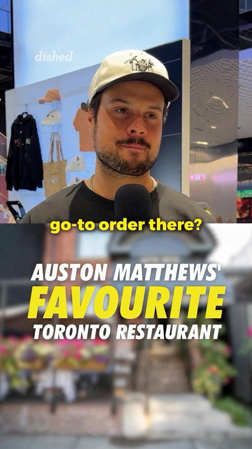 Auston Matthews (@austonmatthews) orders the Veal Parm at @sottosotto so we do too 😌

🎙️ @nevevanpelt 
🎥 @lucas.medeiros3