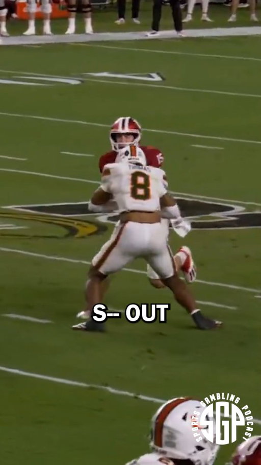 Colby argues this wasn't targeting on the #miamihurricanes 👀