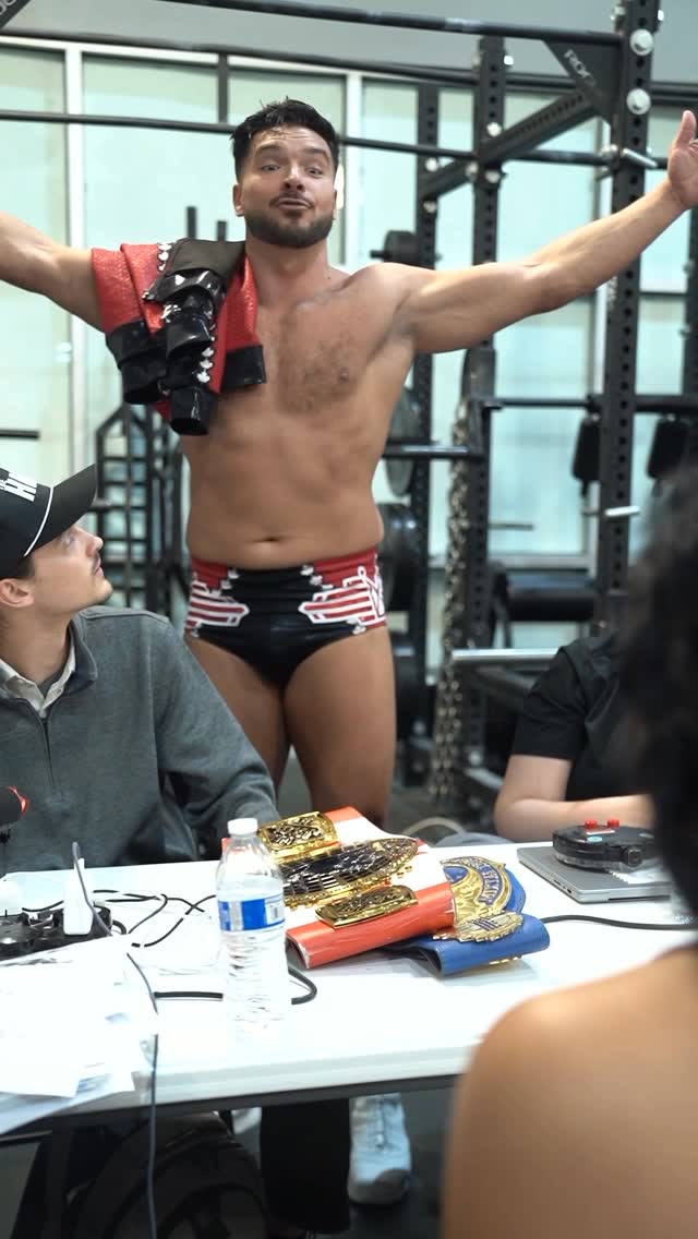 Looks like @official_ego is feeling unstoppable after defending his #WWENXT North American Championship 😅