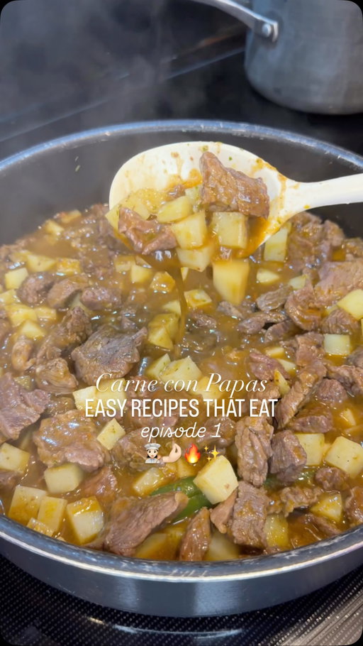 My fave way to make Carne con Papas🔥🤌🏻 Share with a bestie & follow for more recipes 👩🏻‍🍳💗
.
#recipes #mexicanfood #recipe #foodie #cookwithme