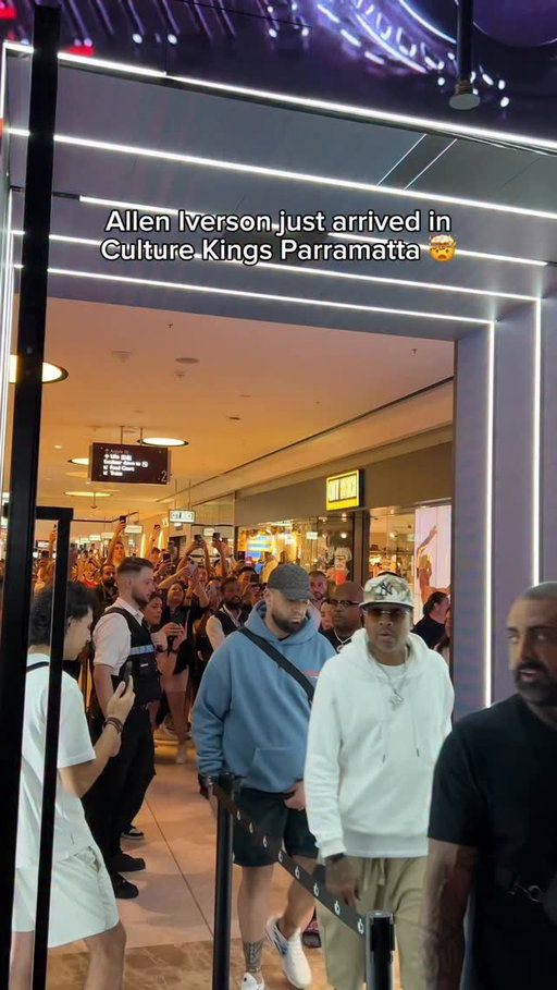 The legend himself @theofficialai3 🏀🔥 #parramatta #alleniverson