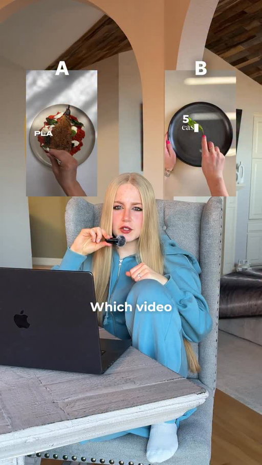 Which video do you think got more views? Video A or Video B?

Follow for more social media marketing education.
