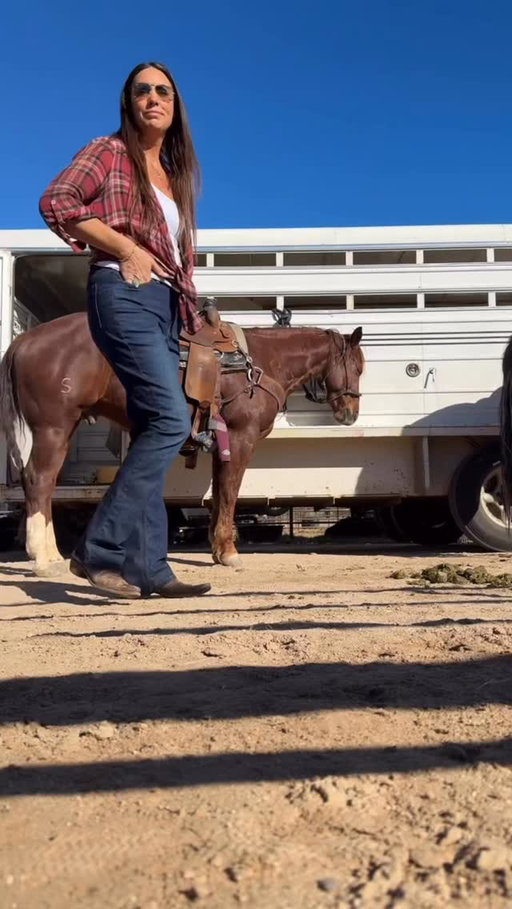 Two of our favorite ranchers. Two pairs of Carhartt pants. Countless tasks taken down.