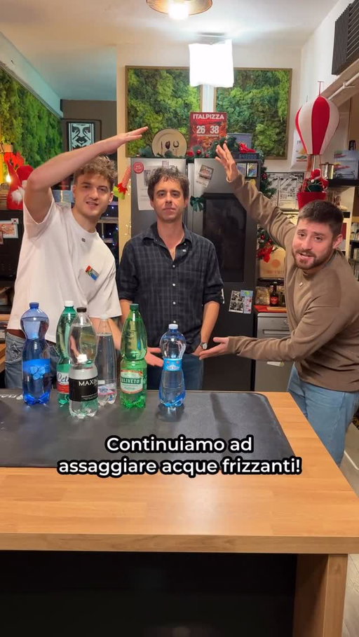 Ci chiedevamo qui al Mulino se l’acqua frizzante fa pssss o frrrr