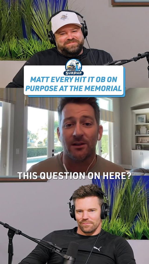 Did Matt Every really hit it OB on purpose at the Memorial?! He explains the full story to @ColtKnost and @thesleezyman on the latest episode of @golf_subpar.