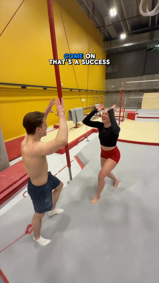 Attempting gymnastics… again 😳🤸‍♀️
Same gym, same challenge, but wayyy more out of my comfort zone this time. 😅
Who do you think did it better… and what should we try next in the gym? 👇

#bravegang #gymnastics #gym #athlete #athlete #fail
