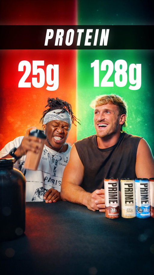 Value your time? drink prime.
32g of protein per can.
Now available in store and online @vitaminshoppe