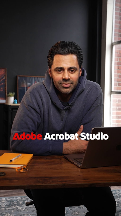 New workflow lifestyle alert 🚨 Introducing @hasanminhaj's 4D Lifestyle ft. the newest Acrobat Studio features. 

When you're ready to embrace the same lifestyle, head to our link in bio to get started.