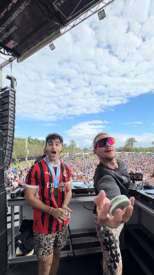 Getting Miami up and running at 9am on a Saturday? Only @diplo.