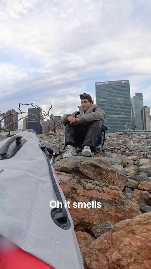 Camping on NYC Smallest island