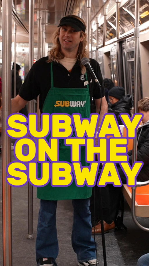 Subway does stand up on the subway!! 
Come see me live!
March 26-28 Erie, PA @kellarsmagic
April 3 Austin, TX @vulcanatx 
April 16 Rochester, NY @carlsoncomedy