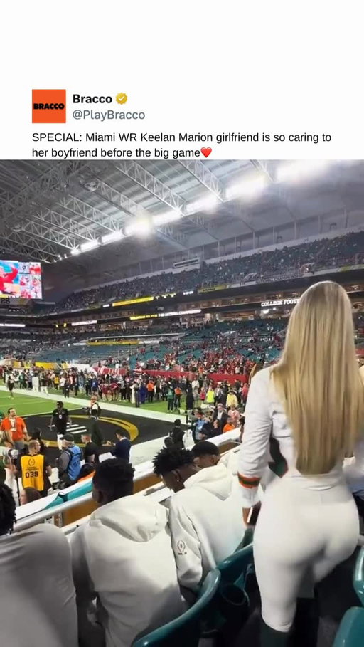 I wonder why she’s trending so much right now

#miami #girlfriend #football #championship #cfb