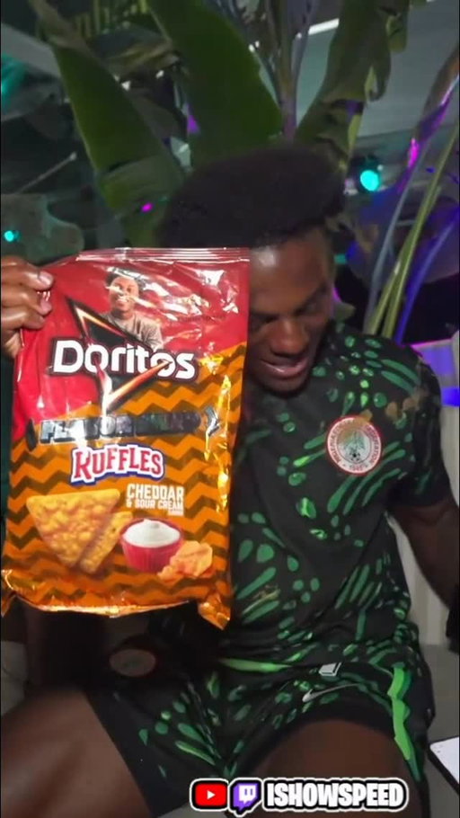 Who’s excited for the NEW Doritos @ishowspeed flavor? Doritos with Ruffles Cheddar & Sour Cream flavor hits shelves Feb 16th but we’re giving you a first taste. Follow @Doritos, drop a comment, and we may send you some.