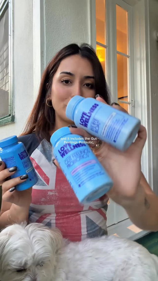 if this isn’t you’re sign to take your gut health serious, idk what is 😵‍💫 love wellness couldn’t have made it easier w/ this perf little trio! @lovewellness #lovewellnesspartner #ad