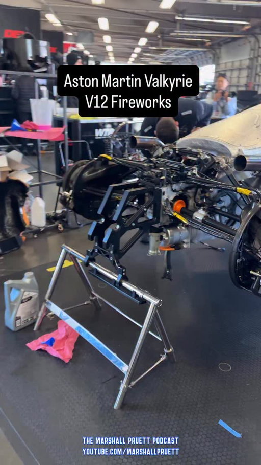 It sings and puts on a fireworks show—we don’t deserve the multi-talented Aston Martin Valkyrie V12 IMSA GTP machine. #racing #motorsports