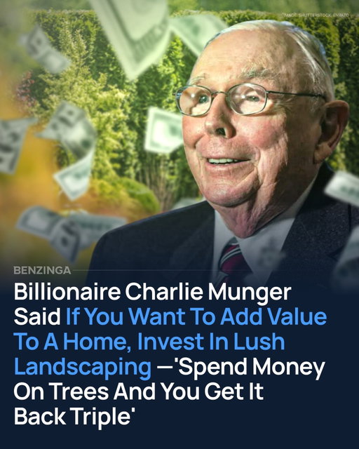 Charlie Munger believed one of the best ways to increase a home’s value isn’t through kitchen upgrades or bathroom remodels but through landscaping. “You spend money on trees, and you get it back triple,” he once said.
ㅤ
In the 1960s, Munger partnered on real estate projects that turned a $100,000 investment into $1.4 million.
ㅤ
One key lesson from those deals was simple: lush landscaping sells. Buyers were drawn to homes with well-kept yards, and curb appeal often sealed the deal before anyone stepped inside.
ㅤ
Munger considered skimping on landscaping a mistake. He believed a beautiful yard made a powerful first impression and signaled care and quality to potential buyers.
ㅤ
Studies support his view, showing landscaping can boost home value by as much as 30 percent.
ㅤ
At a recent shareholder meeting, Warren Buffett shared how much Munger enjoyed real estate and landscaping well into his later years.
ㅤ
His message was clear—planting trees can pay off in a big way.