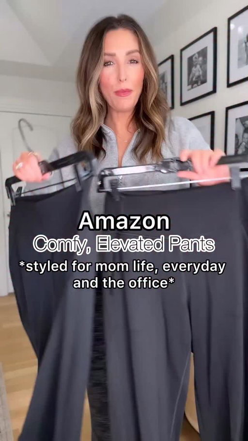 Comfy, elevated pants from Amazon! These are perfect for mom life, everyday outfits or even workwear. Like this post and comment “PANTS” to automatically receive a shoppable link via DM. If you don’t see my DM, check your message requests. You can also always shop via the link in my bio. Click the link then Amazon storefront. 

#elevatedcasual #officeoutfit #momstyle