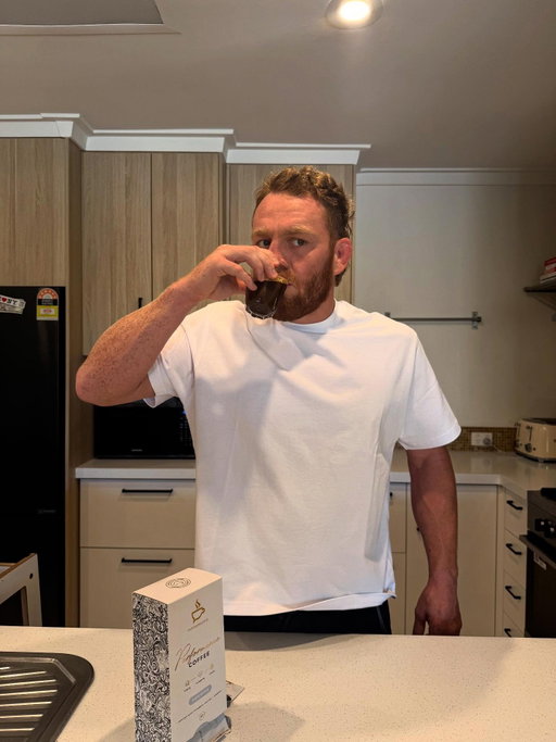 2 easy steps to kickstart your day. Hot water & @beforeyouspeakcoffee 🚀
