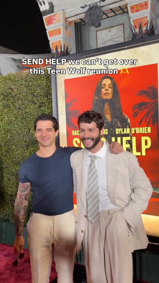 Dylan O’Brien and Tyler Posey reunite at the SEND HELP World Premiere in Hollywood! 

In theaters January 30.