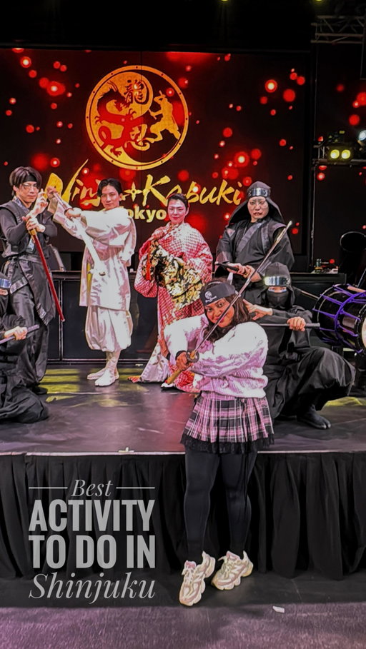 This is NOT just a show in Tokyo @ninja_kabuki_tokyo 

I didn’t just watch a performance in Shinjuku — I stepped straight into the world of ninjas. This @ninja_kabuki_tokyo show tells a mesmerizing story of good vs evil, brought to life by insanely talented actors with jaw-dropping skills and precision.

The live drum performance? Powerful, dramatic, and completely goosebump-worthy 

Then comes the fun part — you actually become a ninja, learn real ninja skills, and complete ninja missions… and yes, you can win prizes if you succeed 

Even the bartender is part of the experience, showing off insane fire skills while crafting ninja cocktails 
The experience is fully immersive, interactive, and thrilling, perfect for all ages.

And to top it all off — there’s a photo session at the end, so you leave with epic ninja photos as the ultimate Tokyo souvenir 

✨ Not just a show. A full-on experience.
👉 Save this for your Tokyo itinerary
👉 Follow for more unique Tokyo experiences
👉 Would you try this? Comment 🥷 down below

#pr #ninjakabukitokyo #invite
