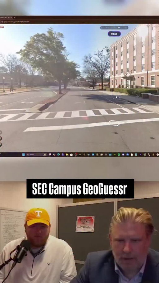 Brandon Walker and Big T play GeoGuessr at SEC campuses