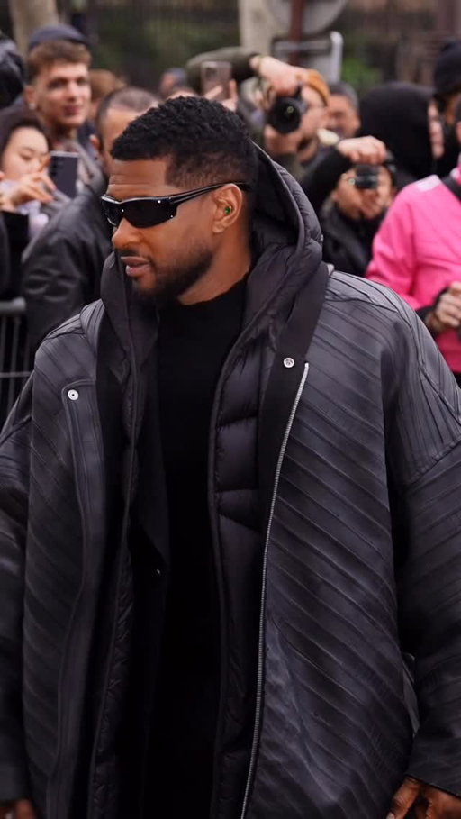 Usher at the Rick Owens Men’s Fall/Winter 2026 Collection Show, Paris Fashion Week
 
#PFW #ParisFashionWeek #RickOwens #Usher
