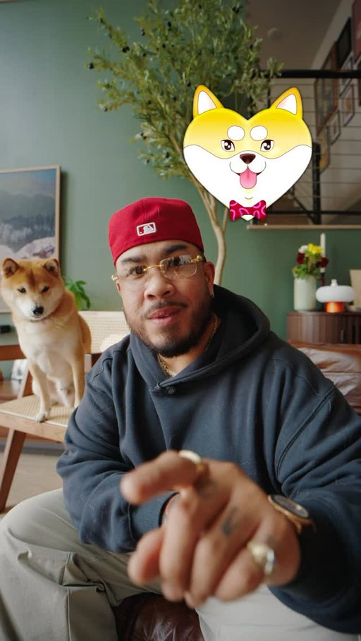 Designed my own like button with @instagram & @design. So now every time you like one of my posts, you pretty much give my dog Boba a head pat 😂 This is one of the cool perks of being one of the 25 Rings Award winners. I am incredibly honored, thank you @creators 🫡

Now, the yellow profile page, we’ll save that chat for another video 🤜🏽🤛🏽