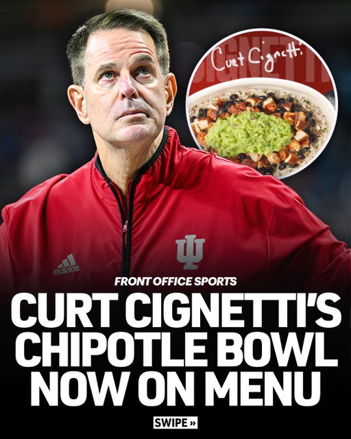 Curt Cignetti eats the same Chipotle bowl for lunch every day. Now, it's on Chipotle's menu 🥑