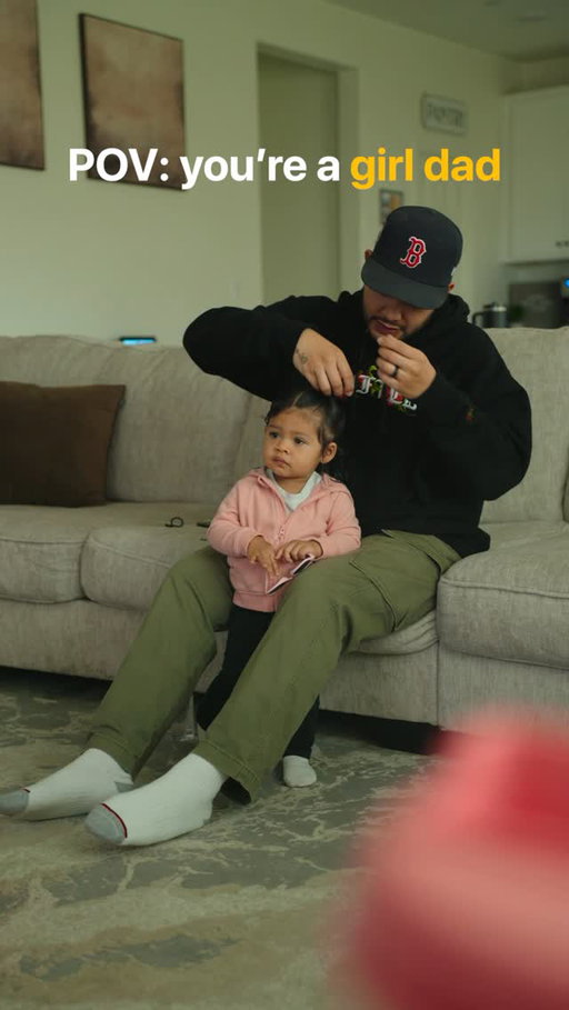 being a girl dad means you’re also qualified to get a job at a salon💇🏽‍♀️ #girldad #dad #vlog
