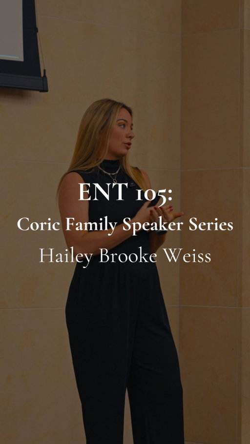 Our 2026 Coric Family Speaker Series is officially underway! This week, Hailey Brooke Weiss, CEO of Power Move Marketing (@powermovemarketing), kicked off the series with an insightful conversation on the power of serving small businesses. From identifying real needs to building personalized, streamlined solutions, Hailey challenged students to think about how entrepreneurs can create meaningful impact by helping others grow.

#WakeForestCenterforEntrepreneurship #WFU #CoricFamilySpeakerSeries #Entrepreneurship #SmallBusinessSupport