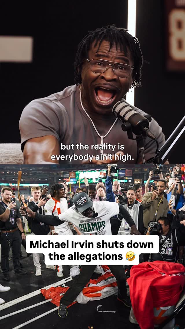 “I hadn’t partaken in 20 years, but if you got some five hour stuff, let me know. Stop saying this stuff.” 💀

Michael Irvin has had enough of the allegations 😂

A new episode of The White House with Michael Irvin is now on Netflix. With co-host Brandon Marshall and guest Michael Beasley.

#michaelirvin #nfl #cfb #miami #collegefootball