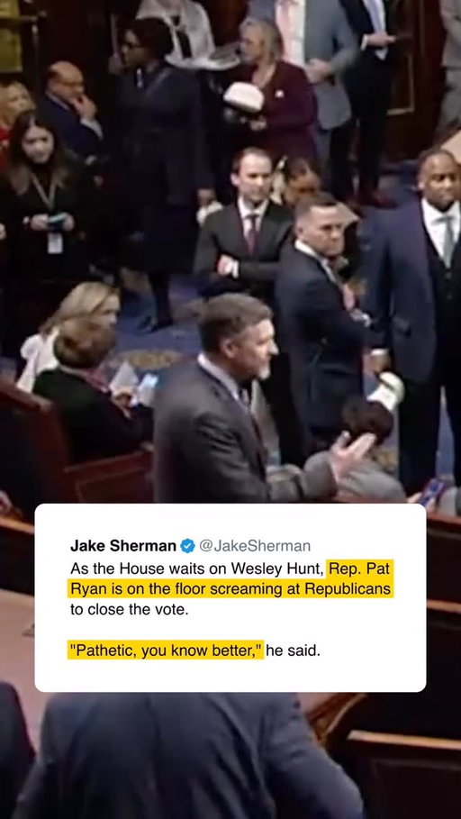 Holy shit: Pat Ryan just called out Republicans for holding the clock at zero just to bail themselves out of a losing vote. THIS is the kind of leadership we need in the Democratic Party.

Follow @majoritydemocrats and @firsttohearit for more.