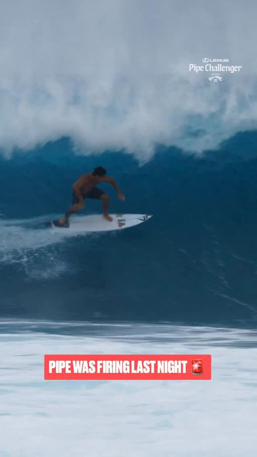 Who won the heat? @barronmamiya or @elihanneman 

Last night’s Pipe warm ups ⚔️ Barron and Eli will be competing in the upcoming @lexususa #PipeChallenger Pres. by @billabong 

🗓️ Jan 29th LIVE on worldsurfleague.com 

🎥 @instagrahamb_3