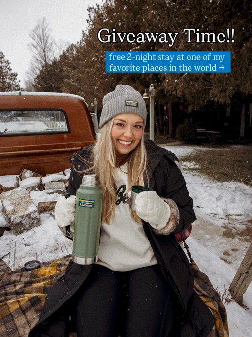 I’m teaming up with @anchorinn_tc to giveaway a 2-night winter retreat❄️ at their cottages + a @cherryrepublic 🍒 gift basket‼️

[giveaway closed!! The lucky winner is @katekars7 🤩]

The stay can be redeemed for a one bedroom cottage any time between January and April 2026. No blackout dates. Subject to availability. 

Here’s what you have to do to enter ⬇️

1. Like and save this post
2. Reshare this post
3. Tag someone you’d love to take with you! (Unlimited entries!)
4. Follow @thewanderingmichigander and @anchorinn_tc 
5. Reshare to your story for an additional entry (tag us so we can see)

Winner will be announced one week from today on January 29th and 12pm EST. 

The winner will be announced by my account and the anchor inn ONLY. 

GOOD LUCK!!