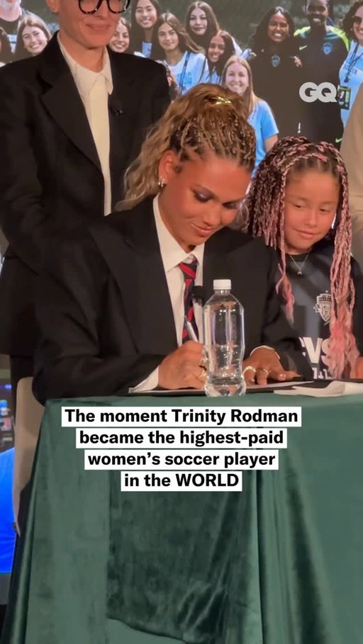 Trinity Rodman makes history in Willy Chavarria and adidas 👏