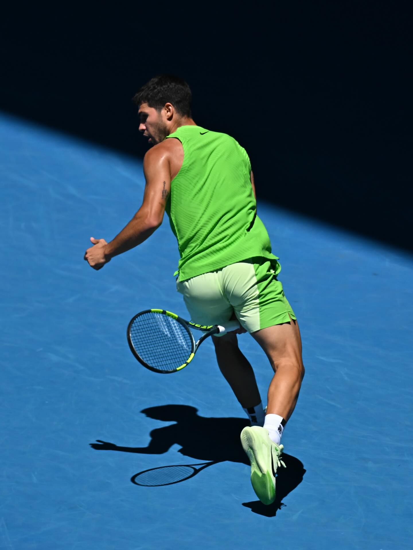 100th Grand Slam match 🤩

@carlitosalcarazz plays his 100th Grand Slam match and reach round 4 in Melbourne 🇦🇺

#BabolatFamily