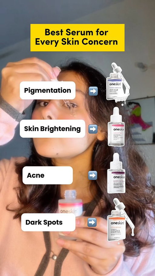 Your skin, our serum ✨️
Whether it’s about glow, acne control, skin brightening or pigmentation—we have you covered for your every skin need. 

Which one’s your pick? 🤩

#oneskin #skincare #serums #vitaminc #glowup