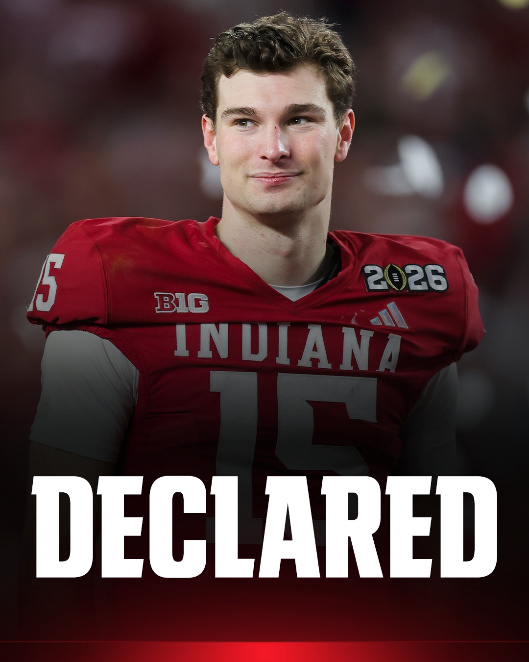 Indiana QB Fernando Mendoza announced that he is declaring for the NFL draft. He is expected to be the No. 1 overall pick.