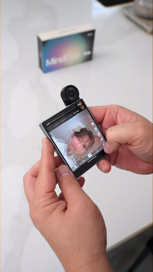 Most Unique Smartphone Unboxing! The @ikko.tech MindOne Pro is a compact square phone with a rotating 50MP camera. In the world of slab phones this is a refreshing approach to make tech fun again. With a 4.02” AMOLED display think about this like a Galaxy Z Flip without the flip 🤣 I think it is an interesting form factor. What do you think you want it? #tech #technology #smartphone #unboxing #ikko