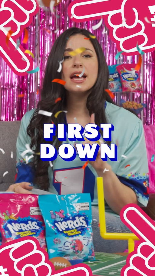 Top tip for the first down? Don’t let the other team get the cluster 👀

Le meilleur conseil pour le first down? Ne laissez pas l’autre équipe choper le gummy cluster 👀