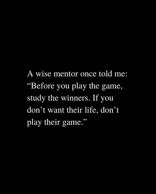 Advice I got from a mentor: