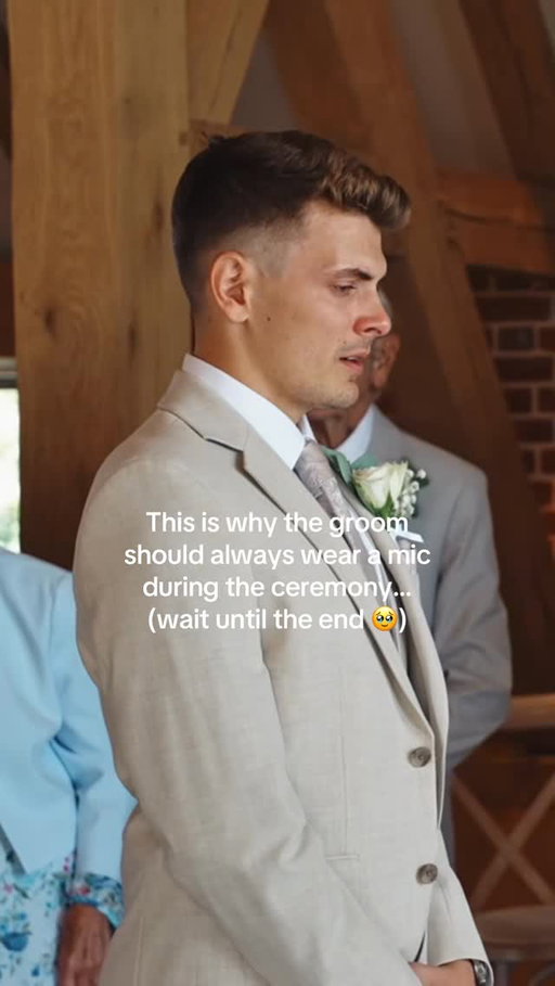 Caught on mic: emotions in full volume 🎤

Credit: @aliceamyburgess on TikTok

#withjoy #weddingmoment #weddinginspo #weddingplanning #weddingregistry