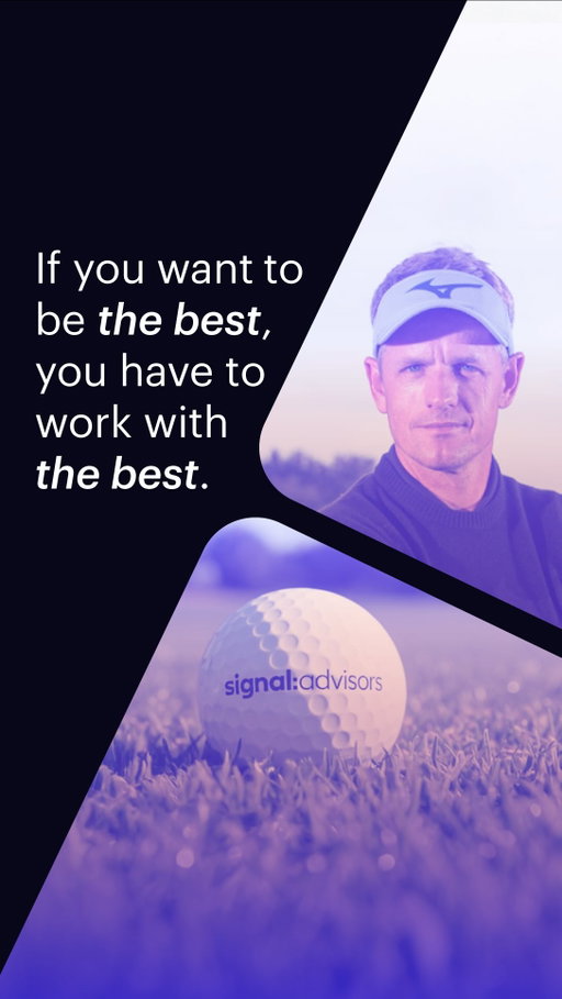 Your team matters. Elite performance takes elite support.

That’s why top advisors choose Signal.

⛳Signal Ambassador @lukedonald.
