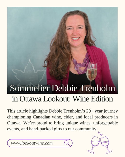 We’re honoured to be recently featured in @ottawalookout ’s Wine Edition 🍷✨

The article highlights Debbie’s 20+ year journey championing Canadian wine, cider, and local flavours. 

From early winemaker dinners to working with 90% of Ontario’s wineries, hosting sip-and-buy events, and hand-packing our popular Advent Calendars each season.

Thank you for supporting local producers with us.

🔗Read the full story at www.lookoutwine.com or the link in bio!

#savvycompany #ottawalookout #ontariowine #supportcanadian