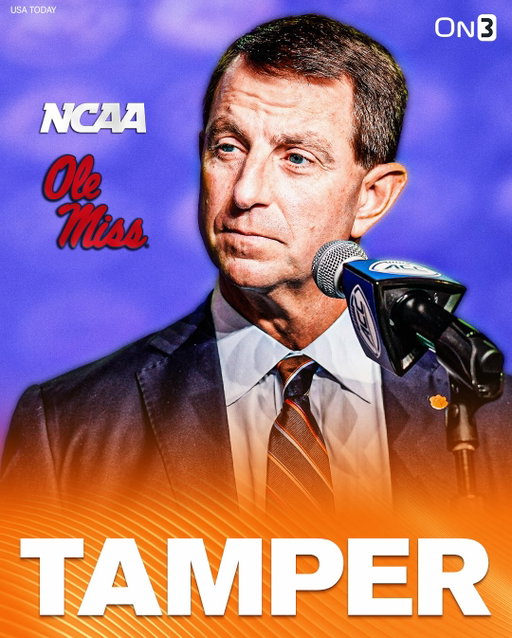 Clemson’s Dabo Swinney accuses Ole Miss and Pete Golding of tampering with LB Luke Ferrelli😳

Swinney says Golding texted Ferrelli: “I know you’re signed, but what is your buyout.”

“I am not going to let someone flat out tamper with my program. If you tamper with my players, I’m going to turn you in. There’s a lot more I can say but I’m going to let the NCAA do its job.”

Follow @On3 for the BEST of College Sports.